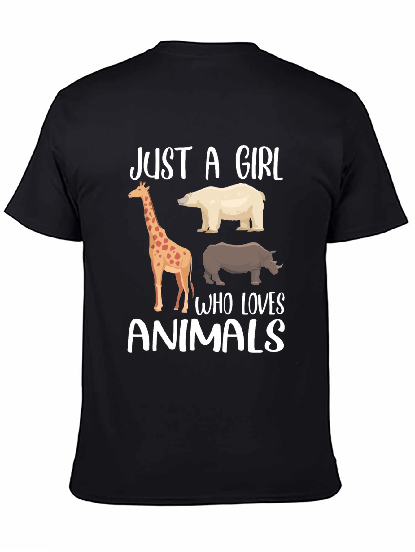 Just A Girl Who Loves Animals T-Shirt