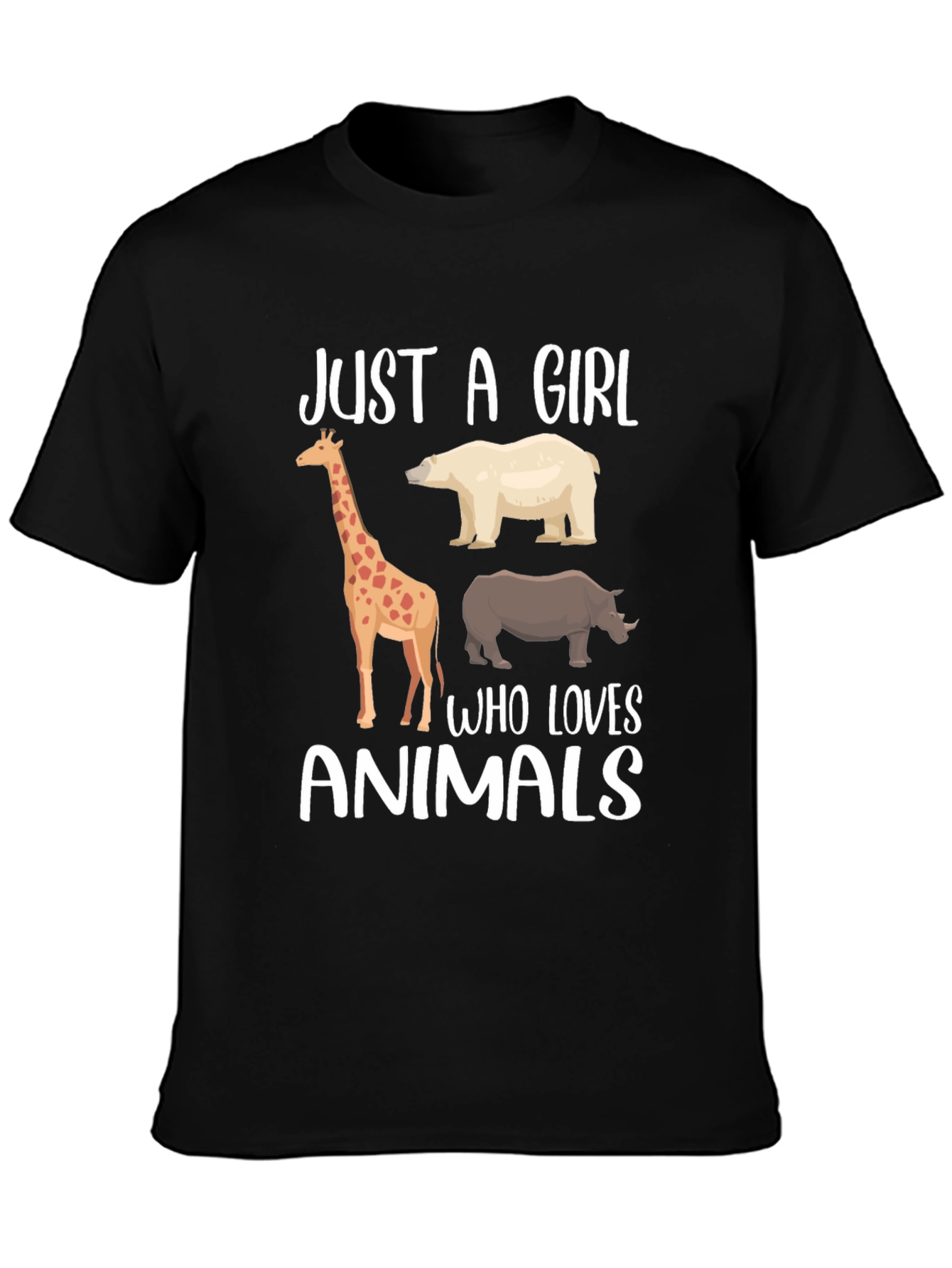 Just A Girl Who Loves Animals T-Shirt