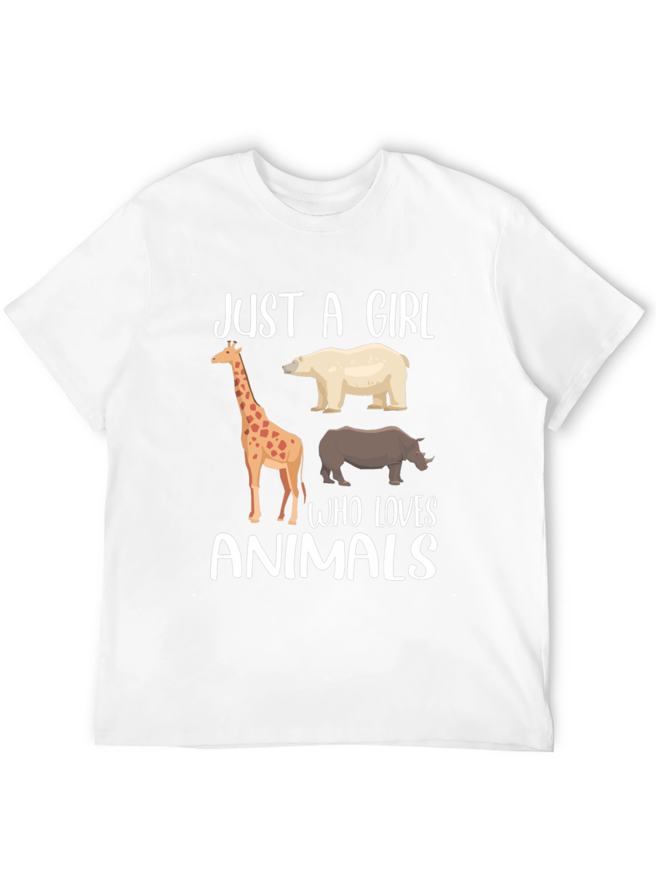 Just A Girl Who Loves Animals T-Shirt