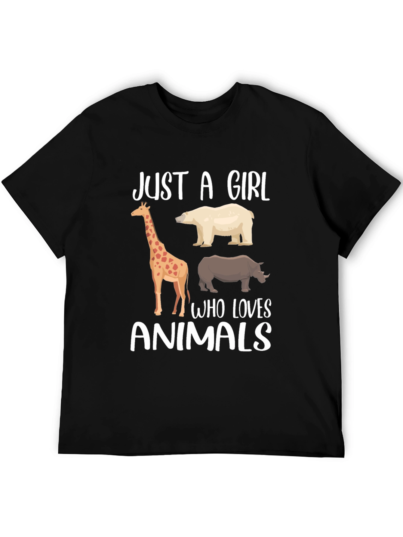 Just A Girl Who Loves Animals T-Shirt