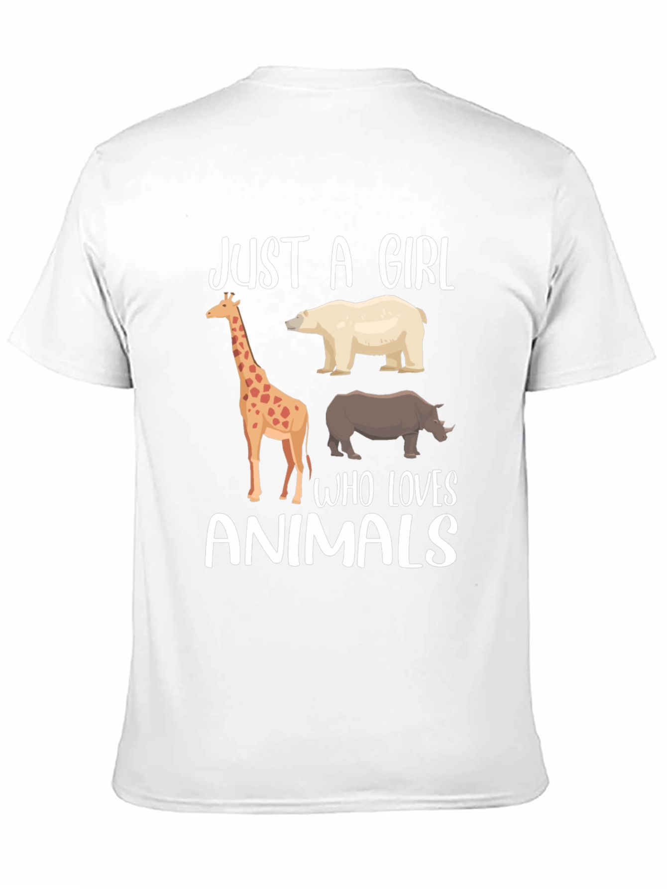 Just A Girl Who Loves Animals T-Shirt