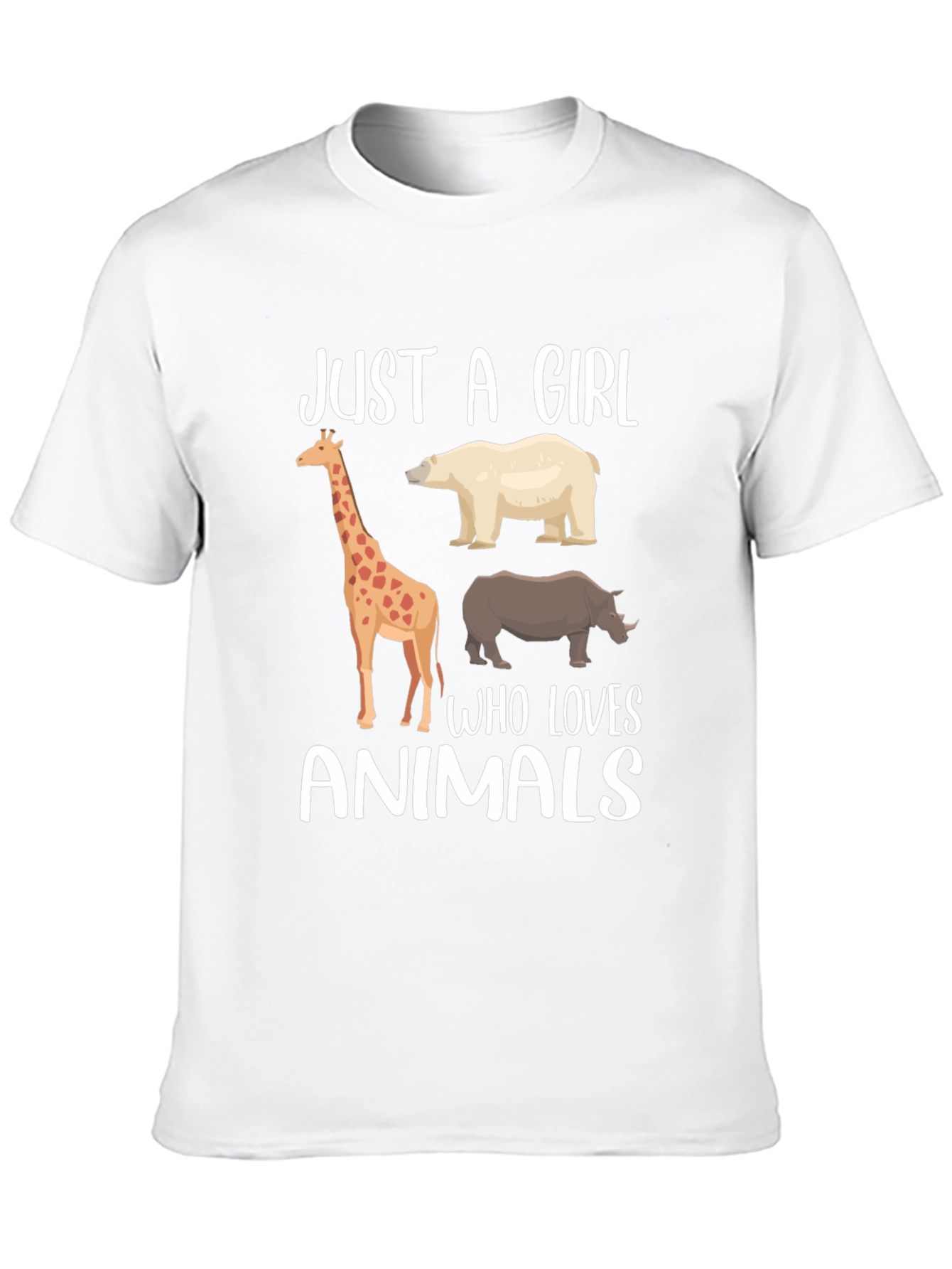 Just A Girl Who Loves Animals T-Shirt