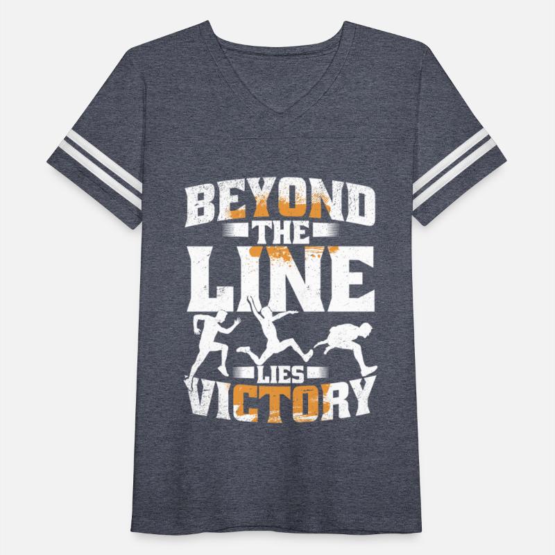 Long Jump Beyond The Line Lies Victory