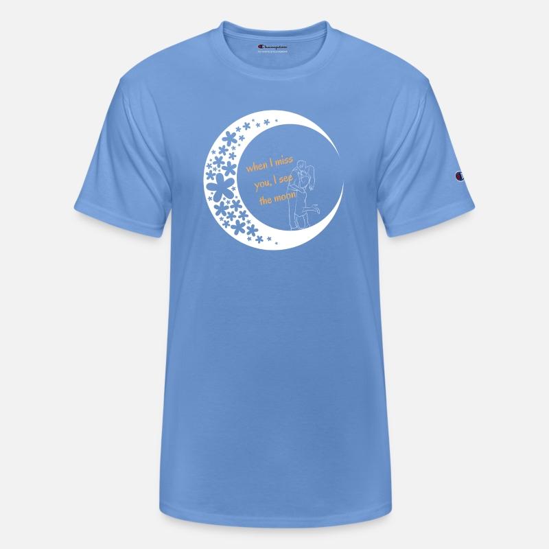 love quote when I miss you I see the moon