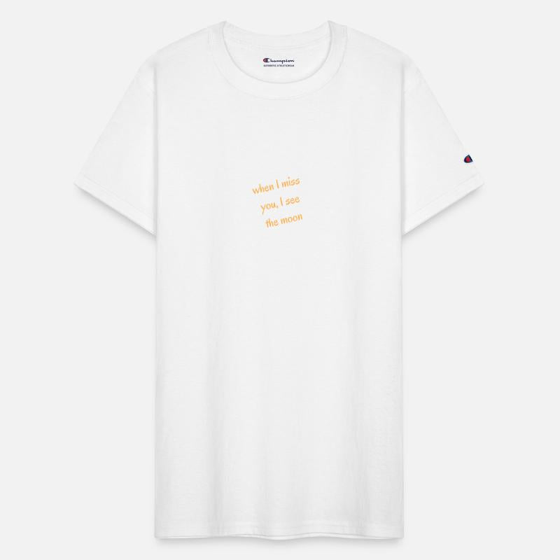 love quote when I miss you I see the moon