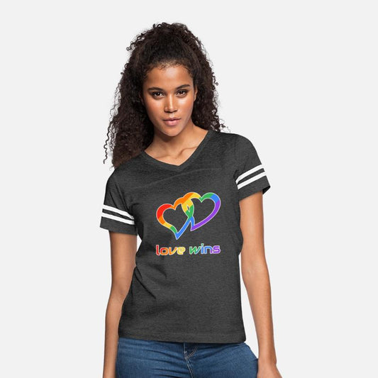 love wins lettering rainbow colors LGBTQAI+