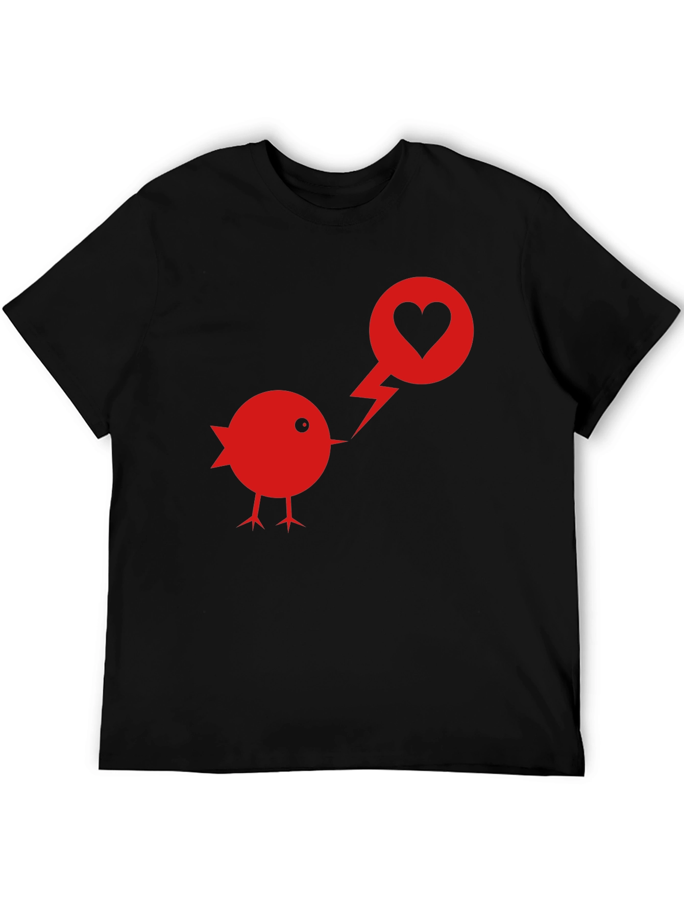 Bird with Heart T-Shirt - Express Your Love