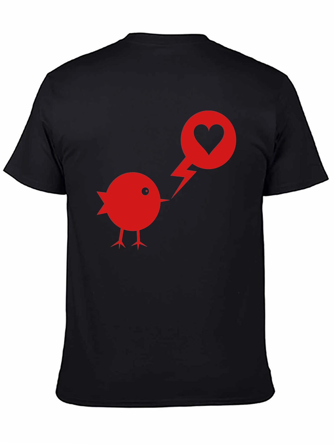 Bird with Heart T-Shirt - Express Your Love