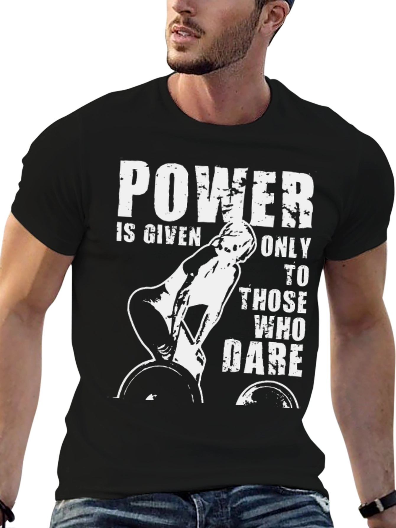 Powerlifting Motivation T-Shirt - Dare to Lift!