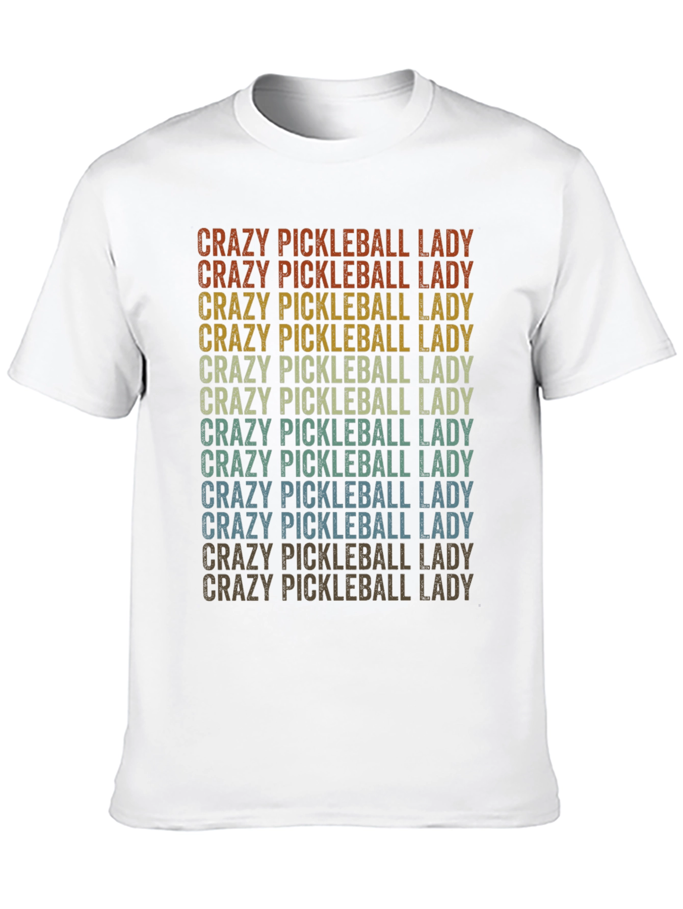 Crazy Pickleball Lady T-Shirt
