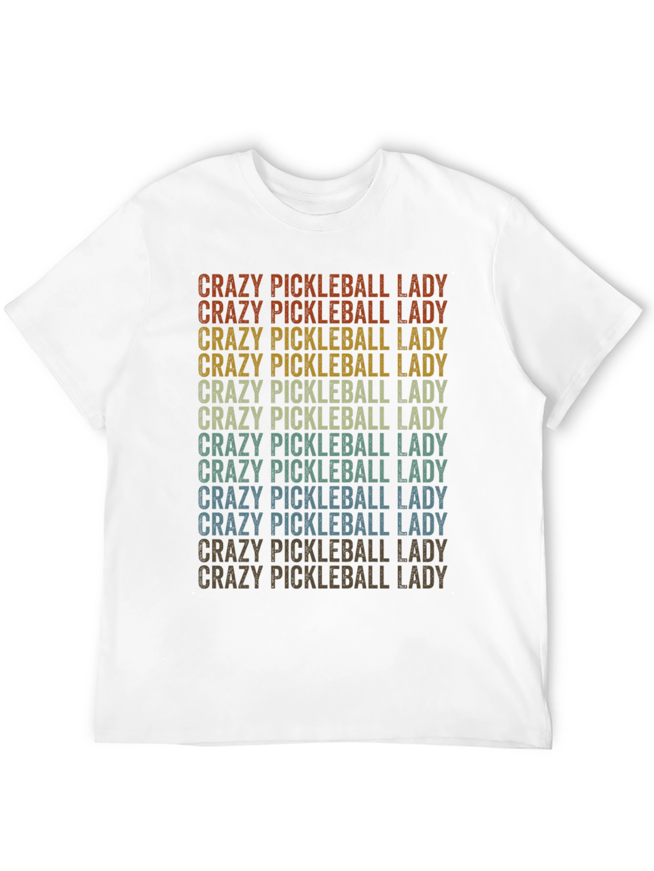 Crazy Pickleball Lady T-Shirt