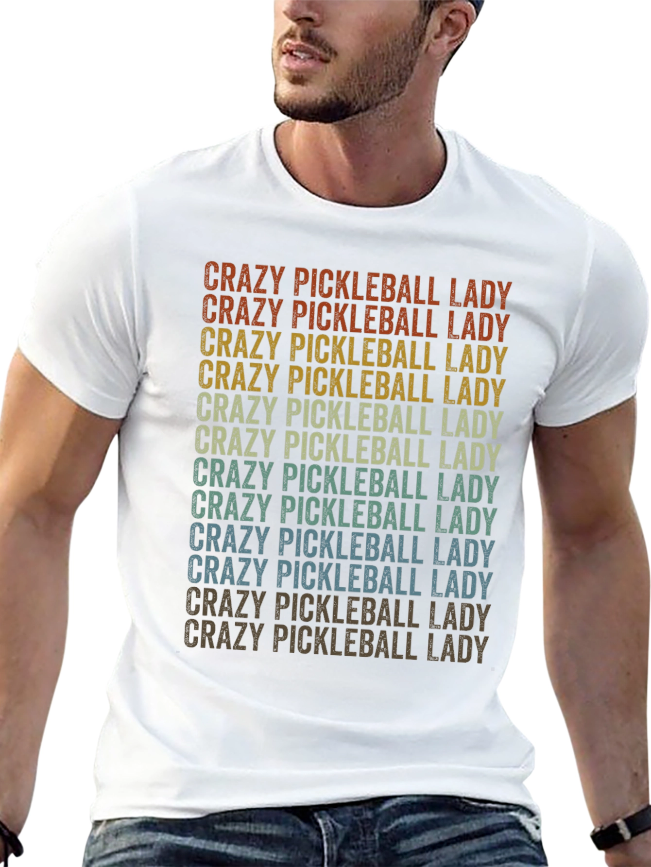 Crazy Pickleball Lady T-Shirt