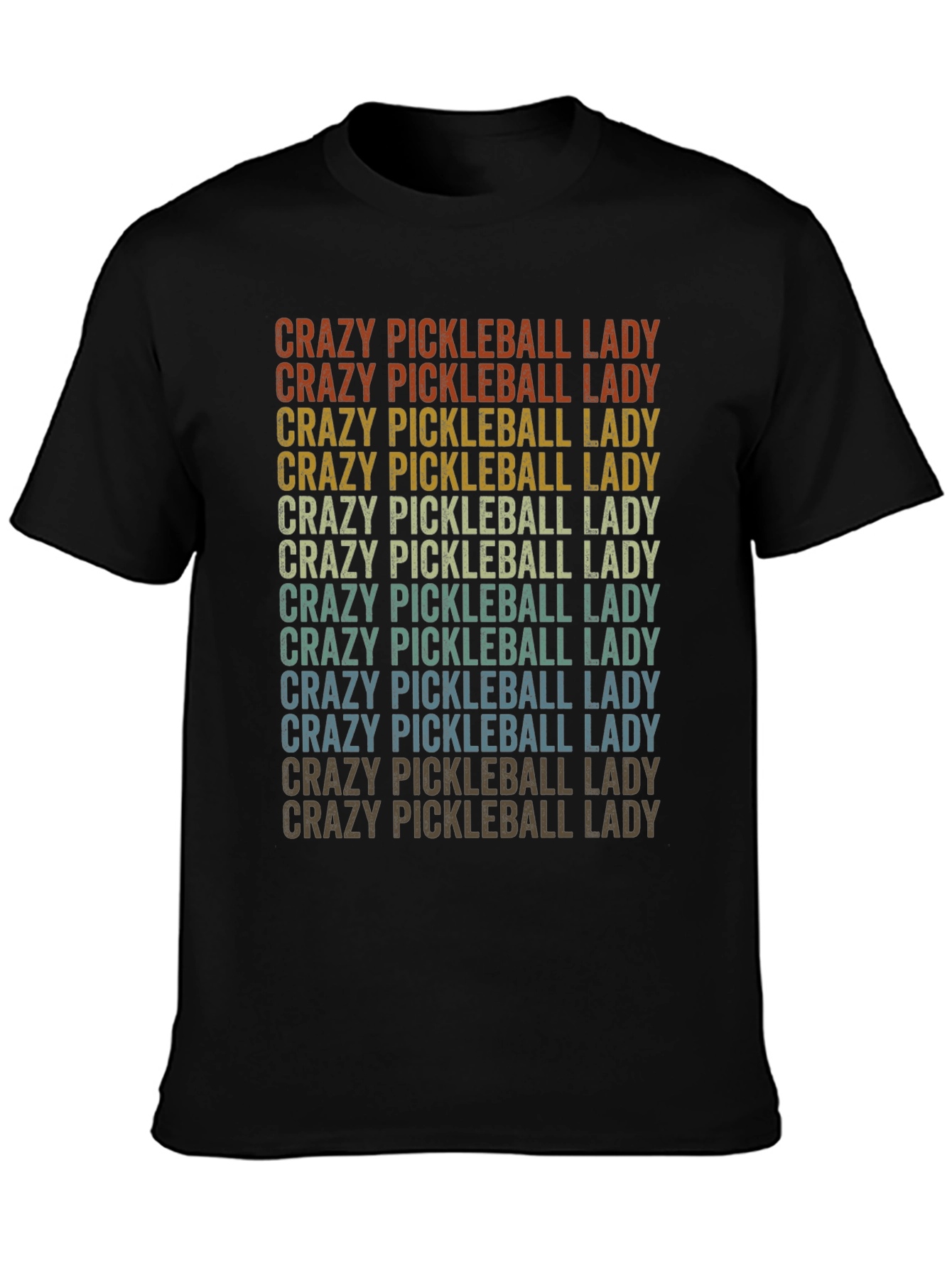 Crazy Pickleball Lady T-Shirt