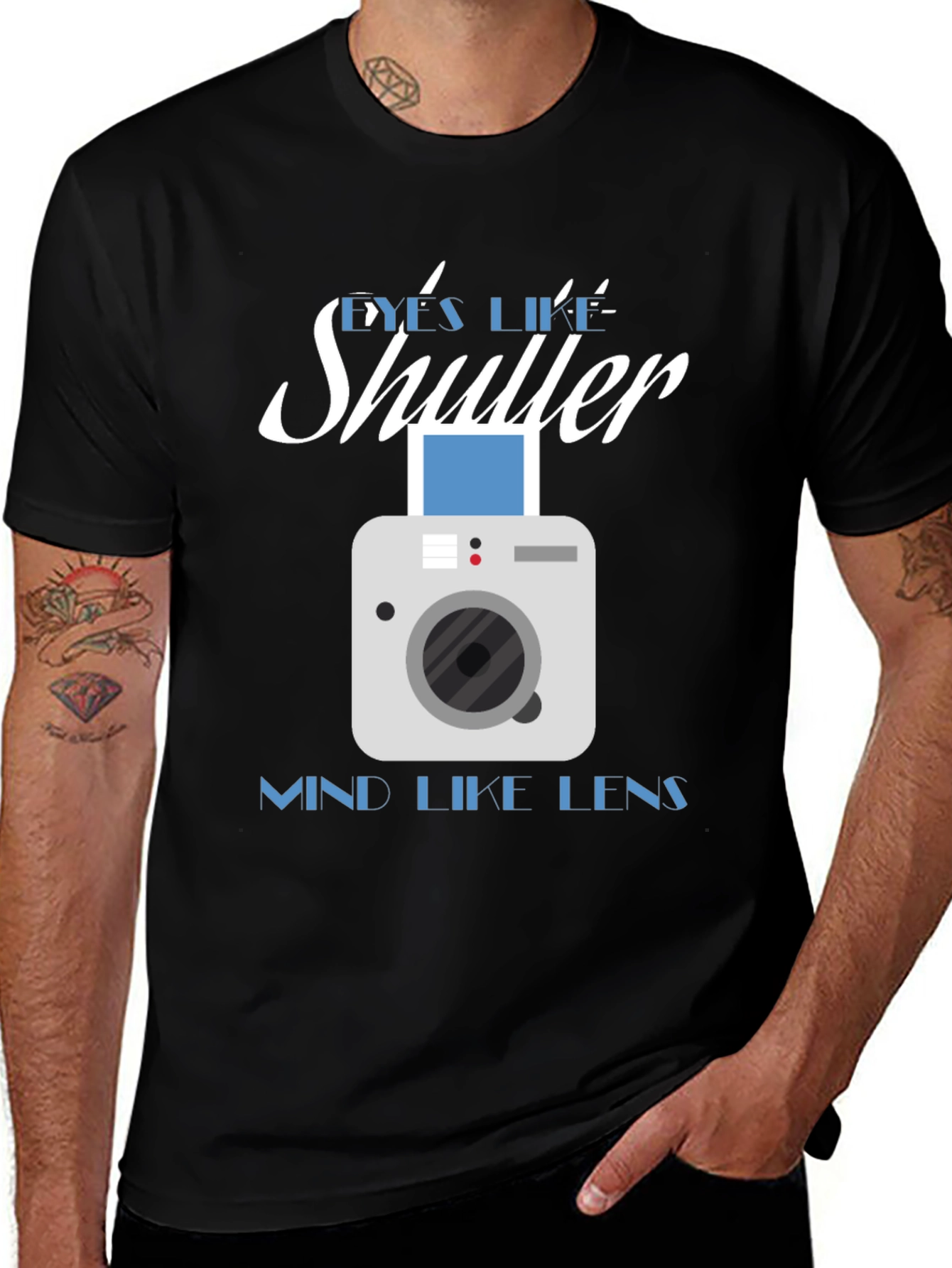 Eyes Like Shutter T-Shirt Camera Design