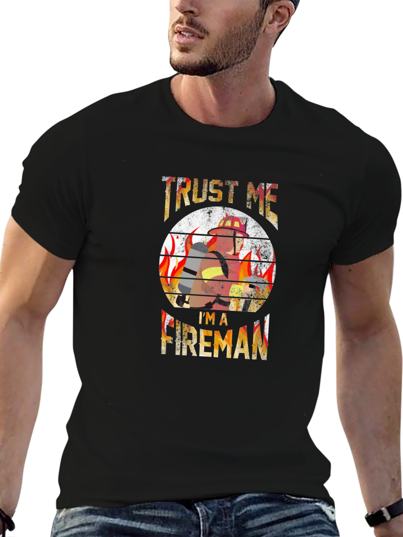 Trust Me Im A Fireman Graphic Tee