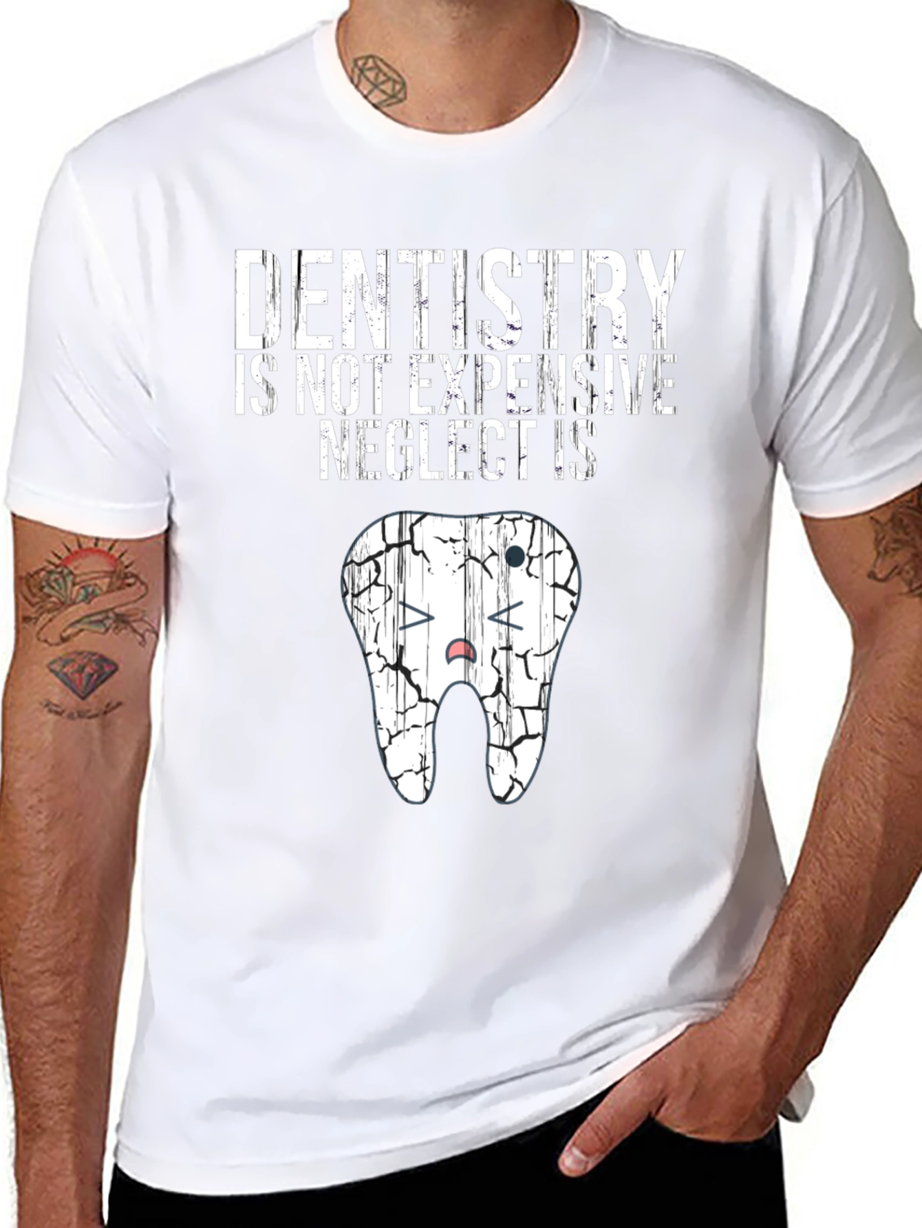 Dentistry Neglect Funny Graphic Tee