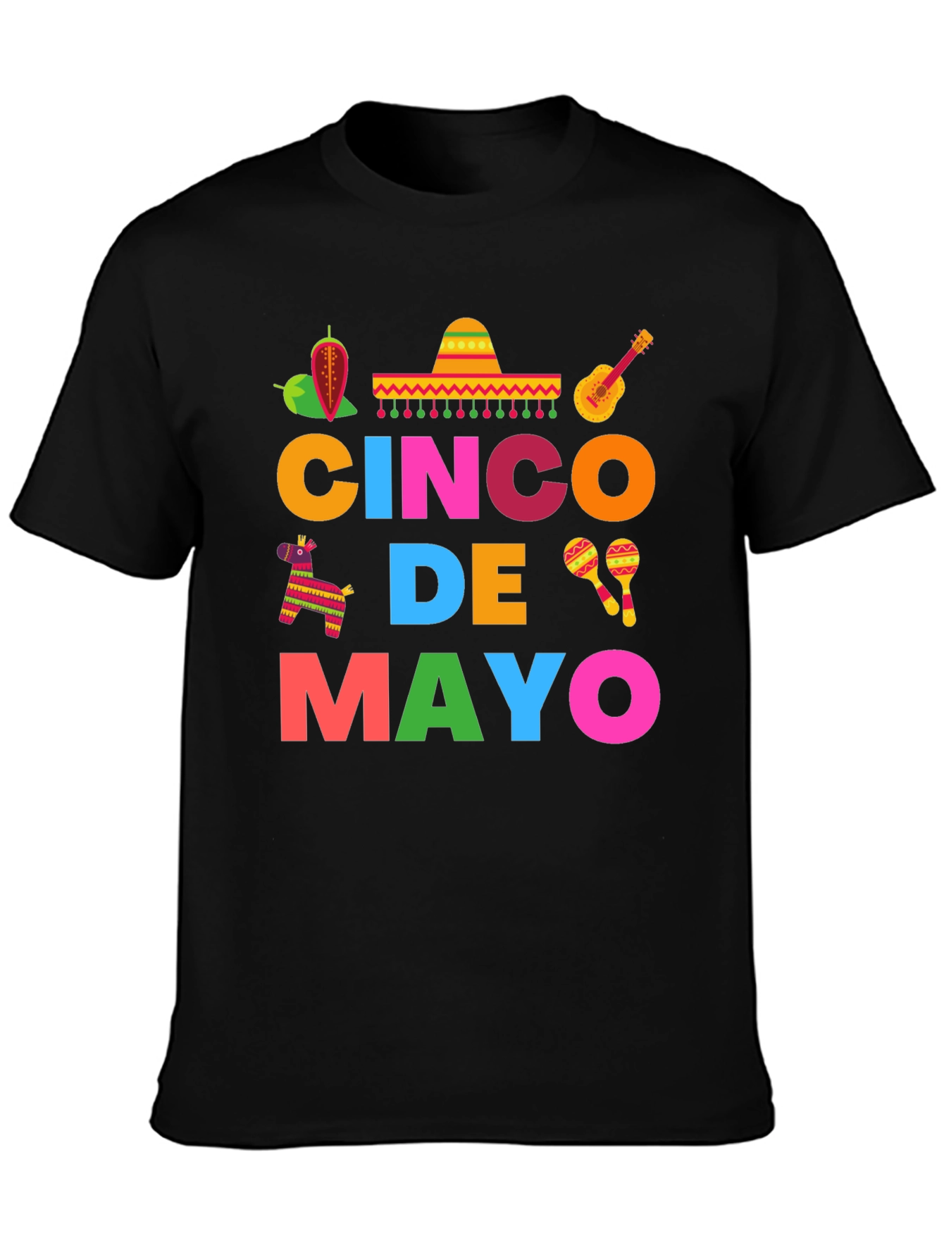 Cinco De Mayo Graphic T-Shirt - Mens Festive Tee