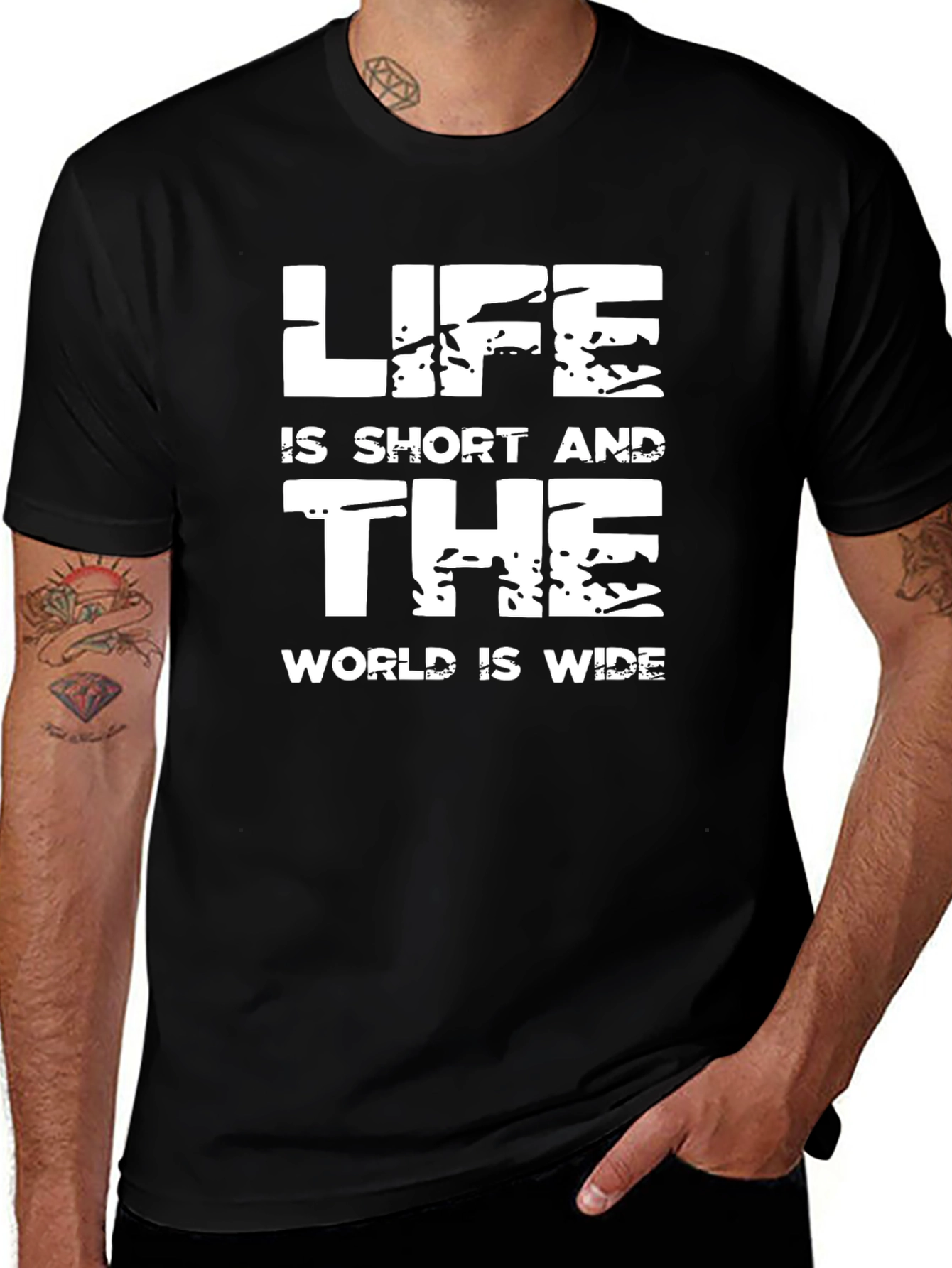 Life Is Short T-Shirt - Trendy Slogan Tee