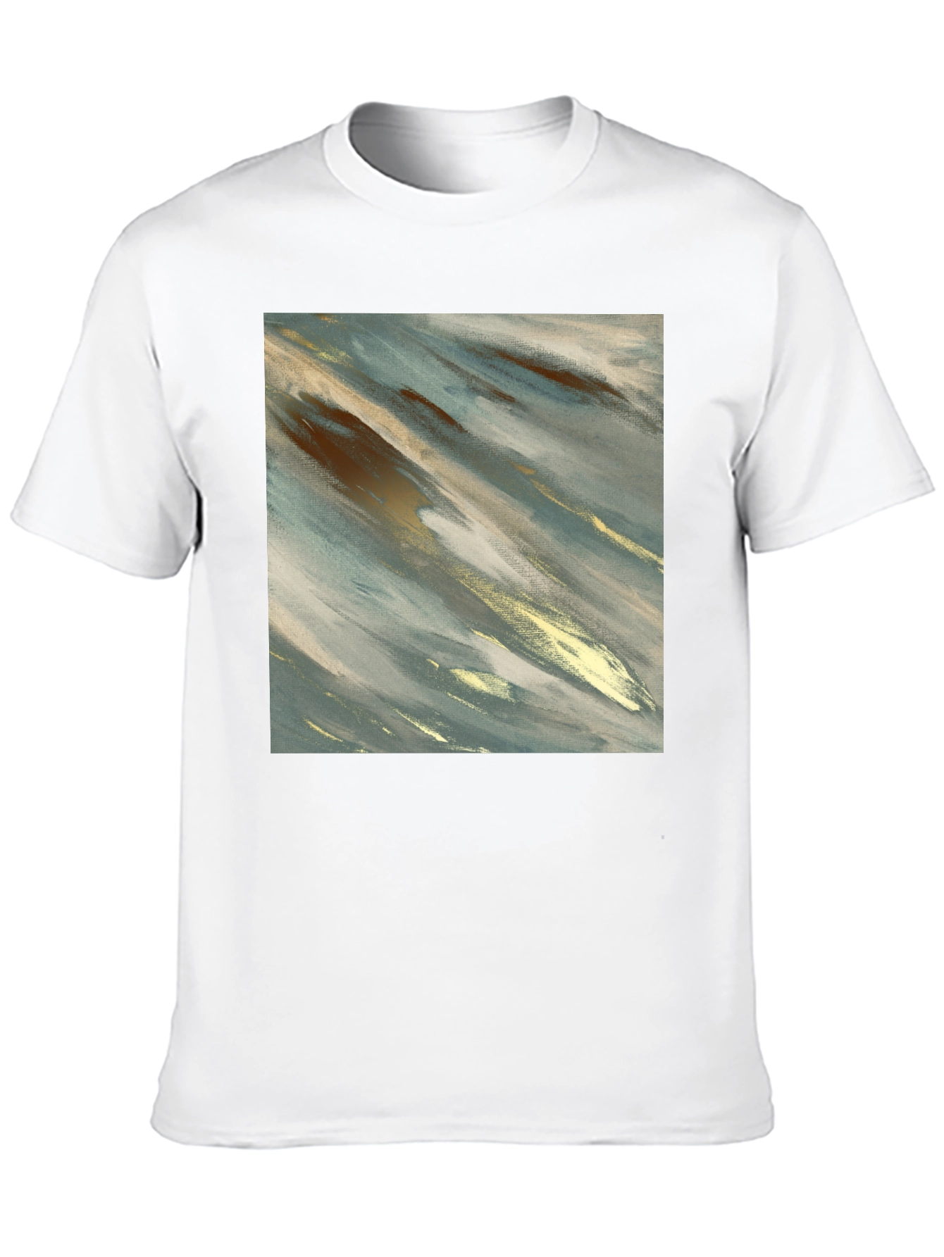 Abstract Art Graphic Tee - Modern Casual Style