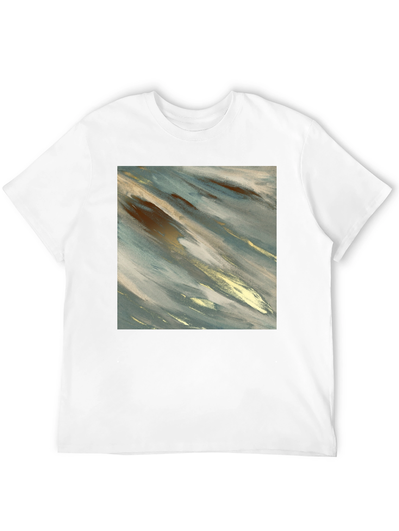 Abstract Art Graphic Tee - Modern Casual Style