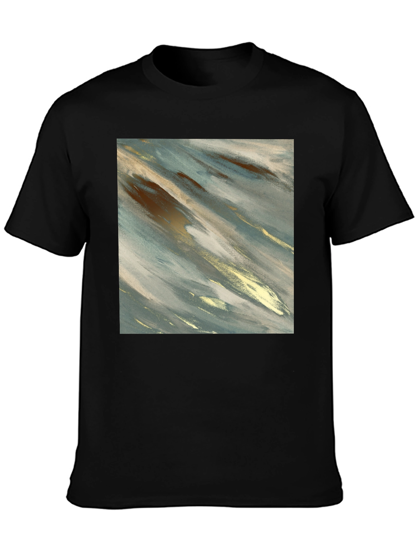 Abstract Art Graphic Tee - Modern Casual Style