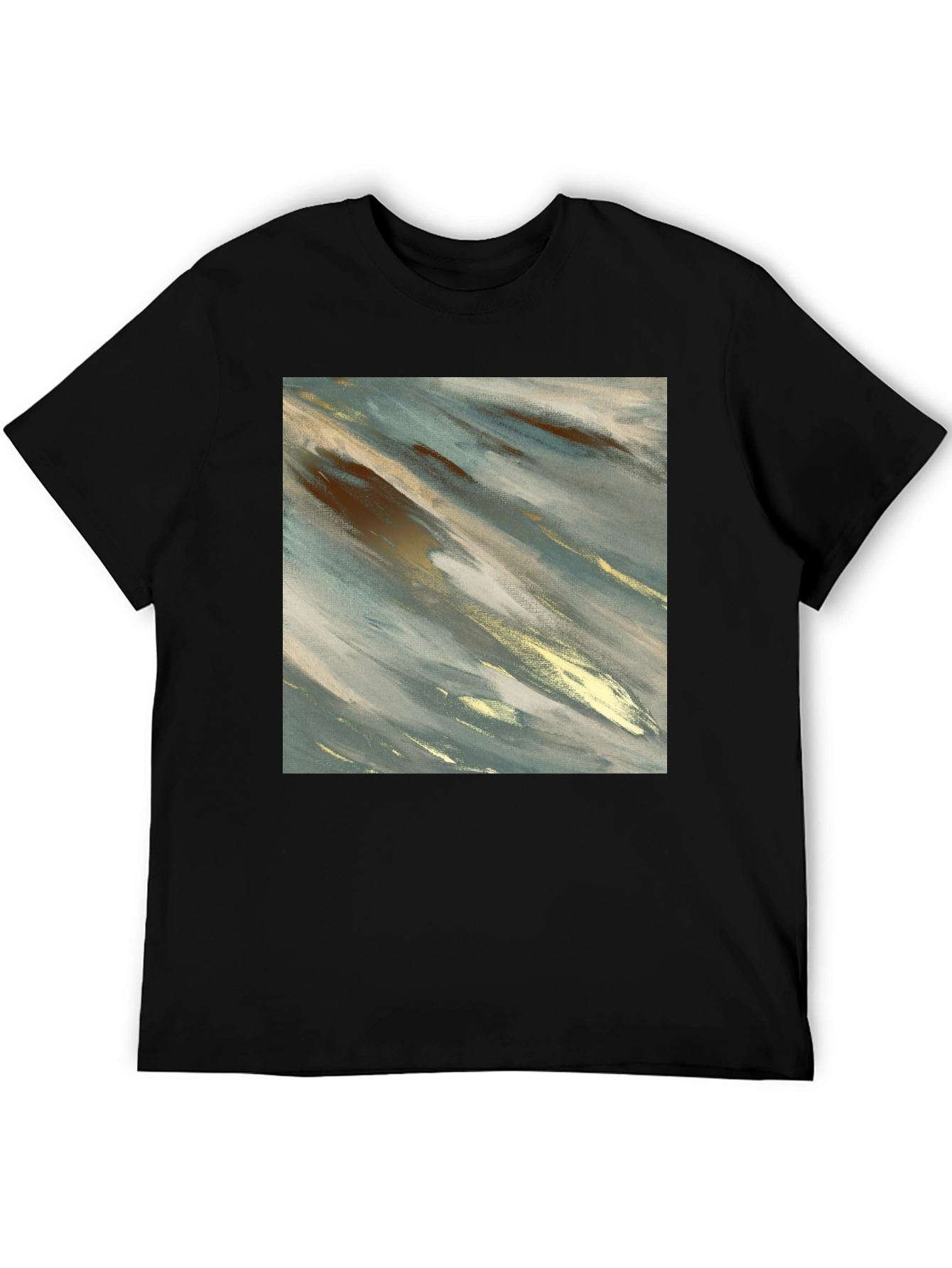 Abstract Art Graphic Tee - Modern Casual Style