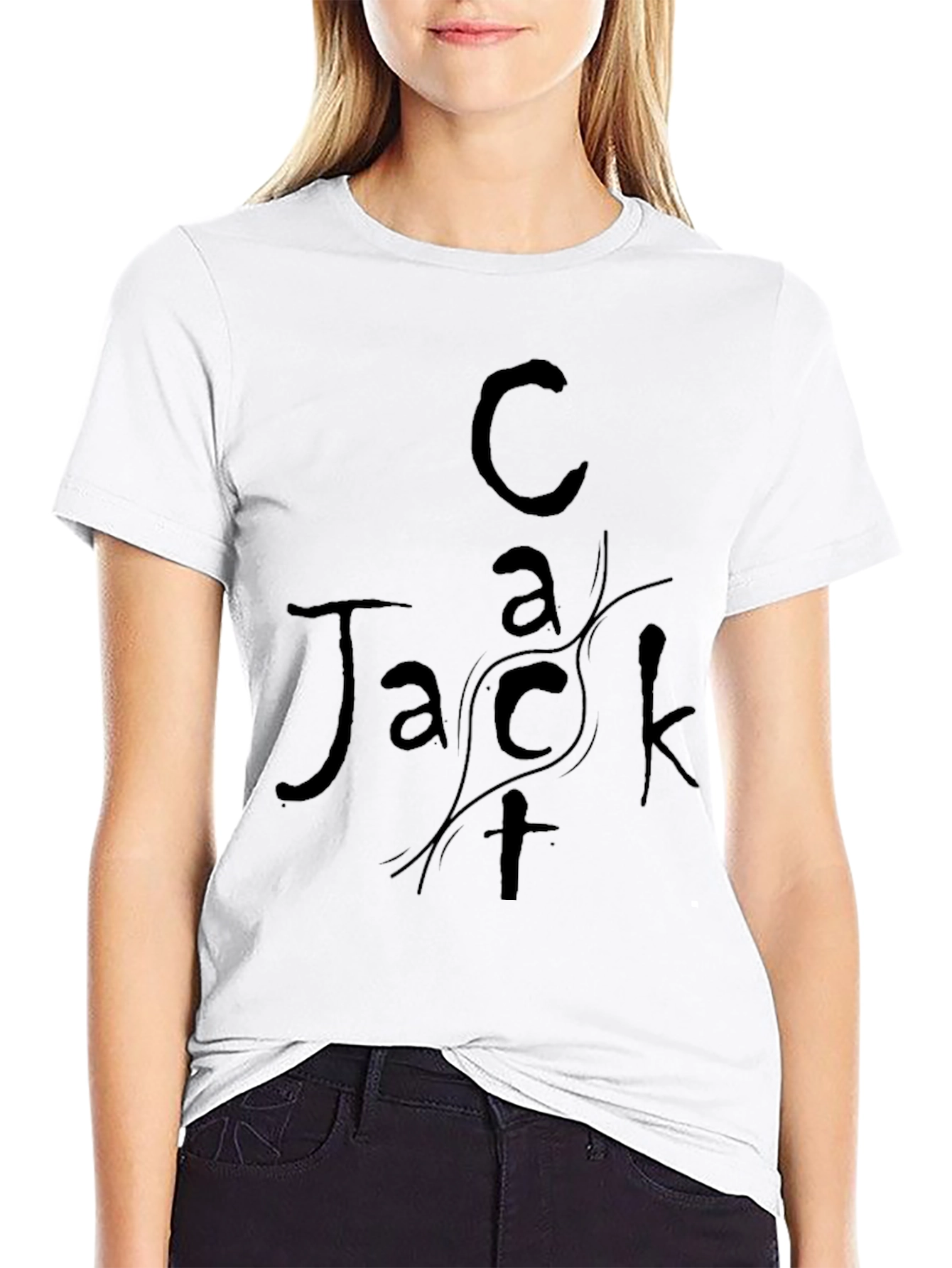 Cactus Jack Black Graphic Tee