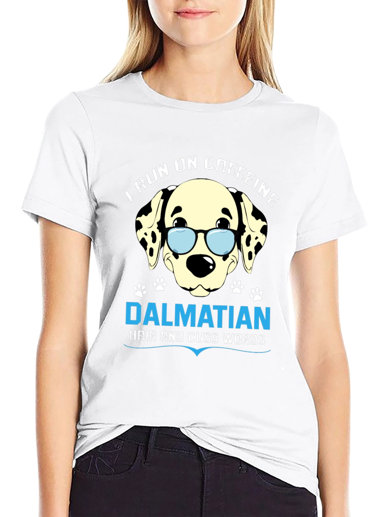 Caffeine Dalmatian Funny Dog Lover T-Shirt