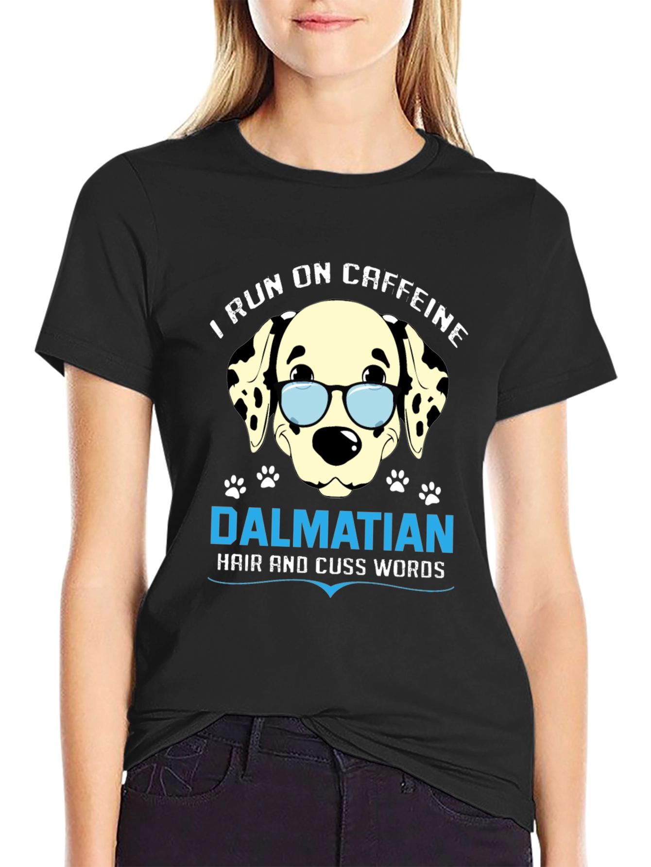 Caffeine Dalmatian Funny Dog Lover T-Shirt