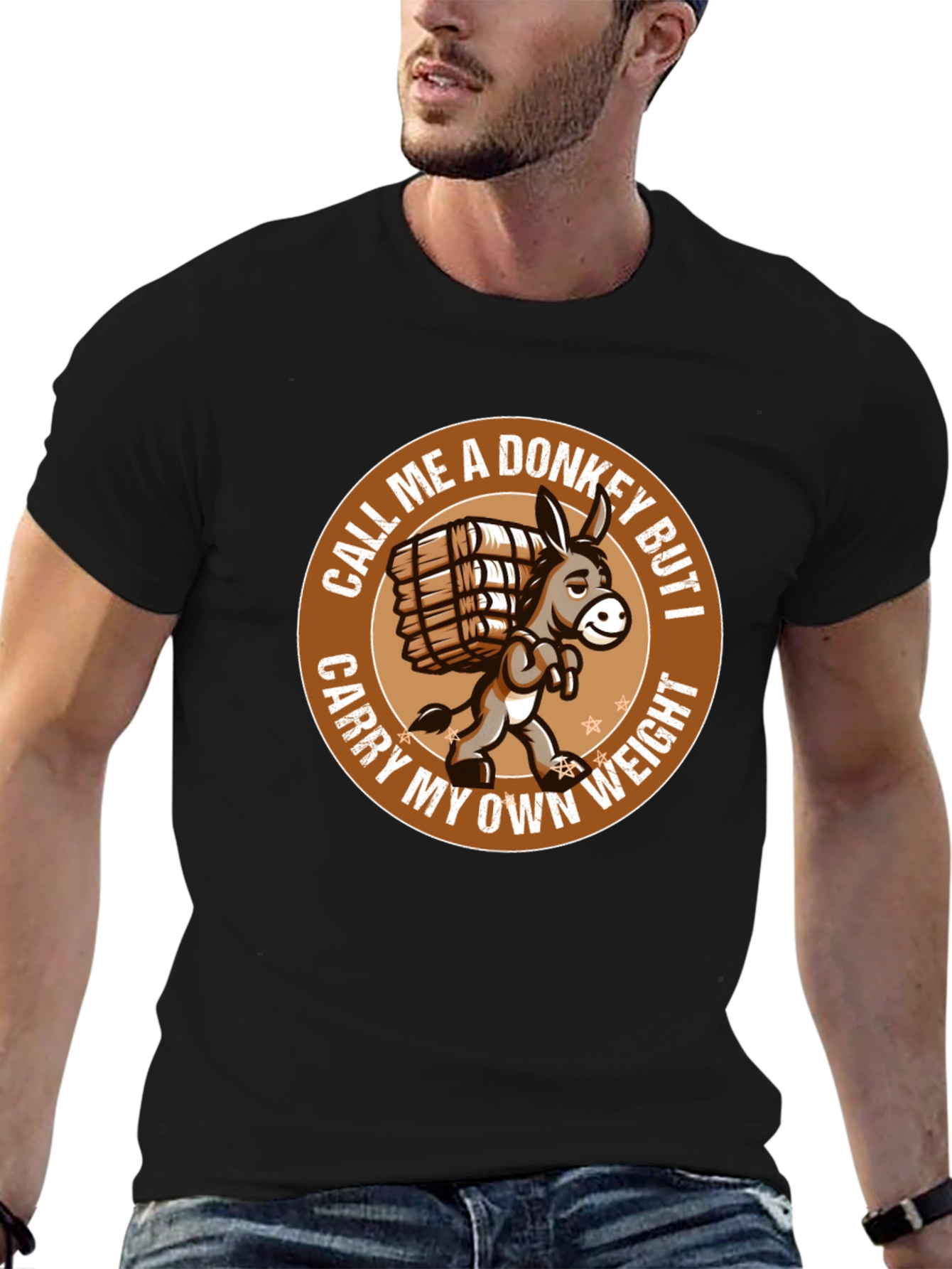 Funny Donkey T-Shirt - Carry My Own Weight