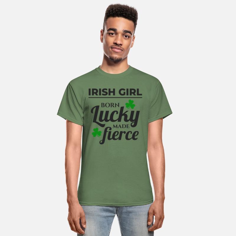 Lucky & Fierce: Funny Irish Girl St Patricks Day