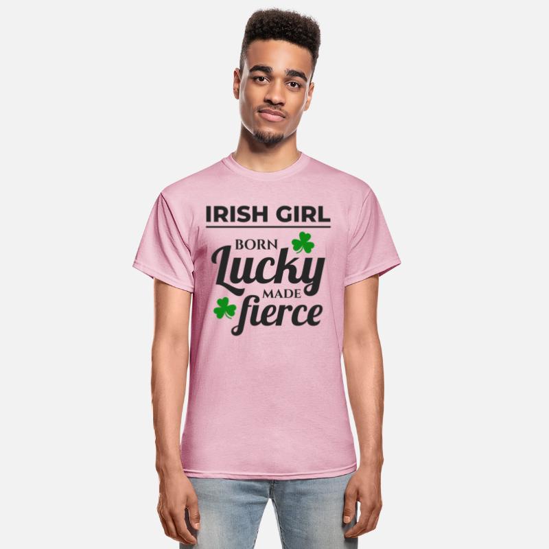 Lucky & Fierce: Funny Irish Girl St Patricks Day