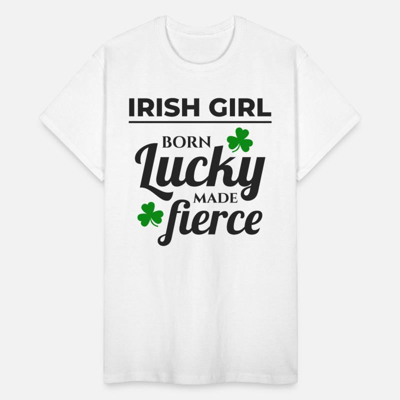 Lucky & Fierce: Funny Irish Girl St Patricks Day