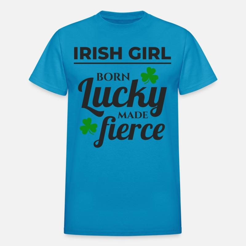 Lucky & Fierce: Funny Irish Girl St Patricks Day