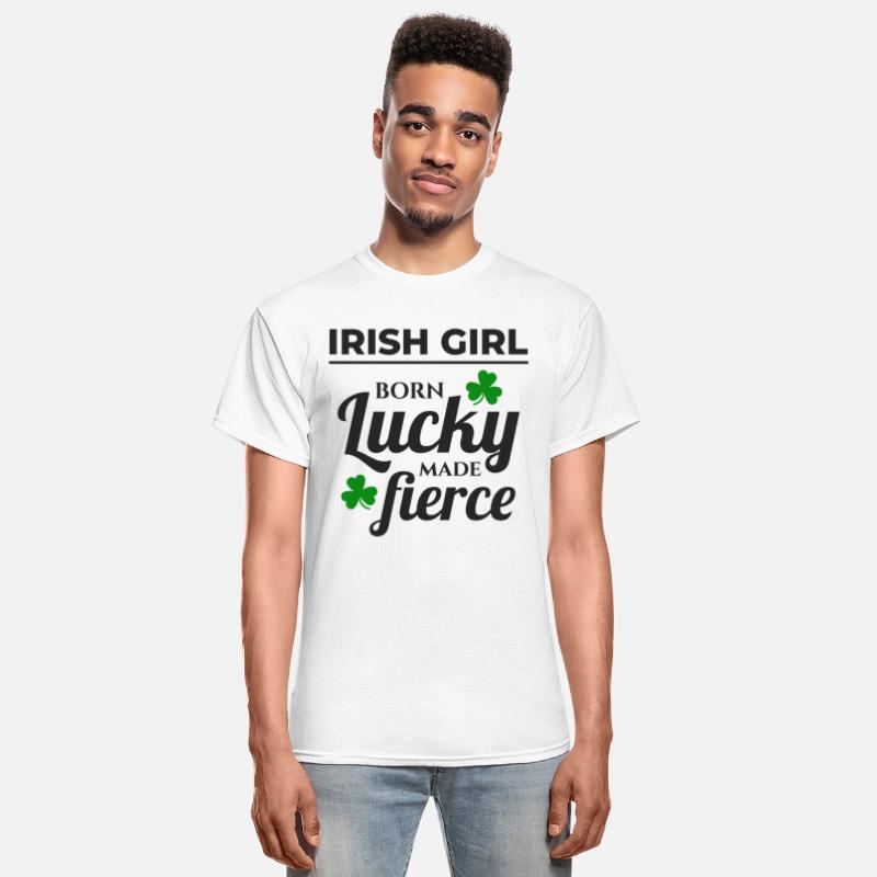 Lucky & Fierce: Funny Irish Girl St Patricks Day