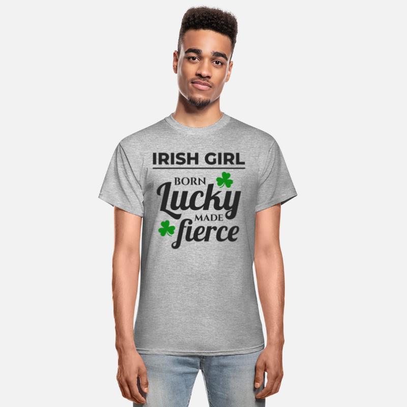 Lucky & Fierce: Funny Irish Girl St Patricks Day