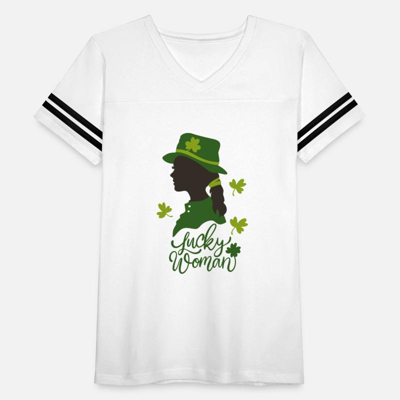 Lucky Woman Groovy Retro Teacher St Patrick's Day