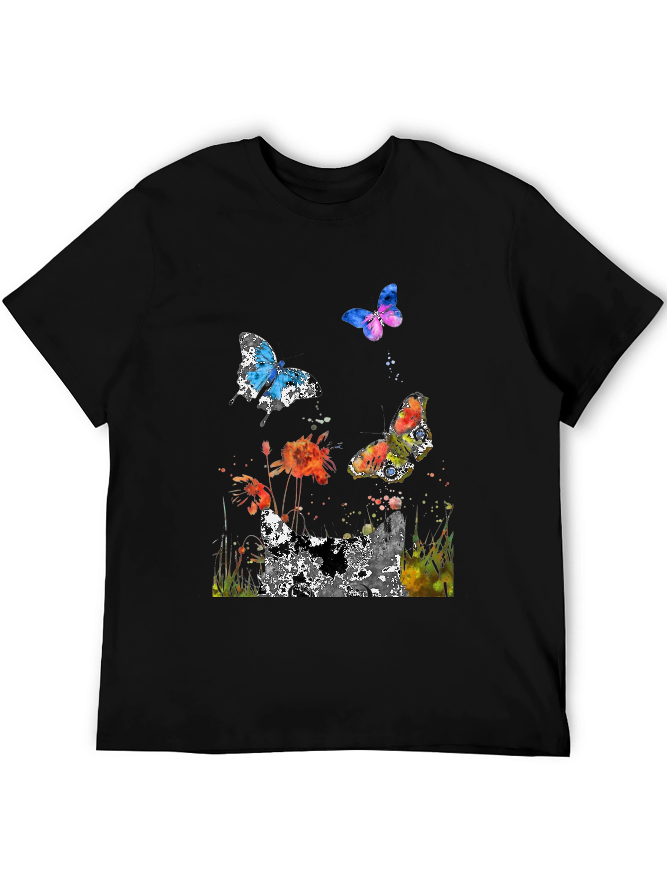 Butterfly Watercolor Graphic T-Shirt