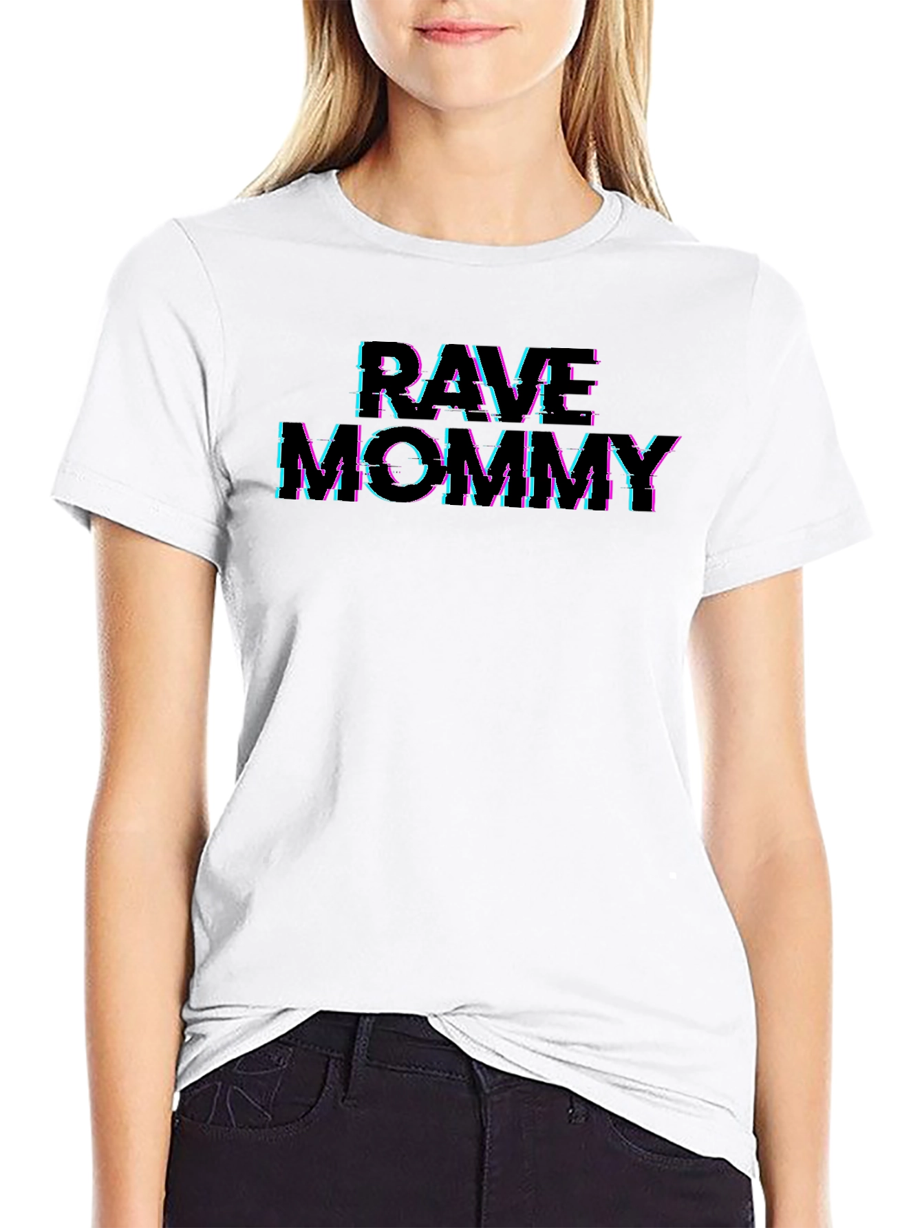 Rave Mommy Black T-Shirt - Fun Electronic Music Tee