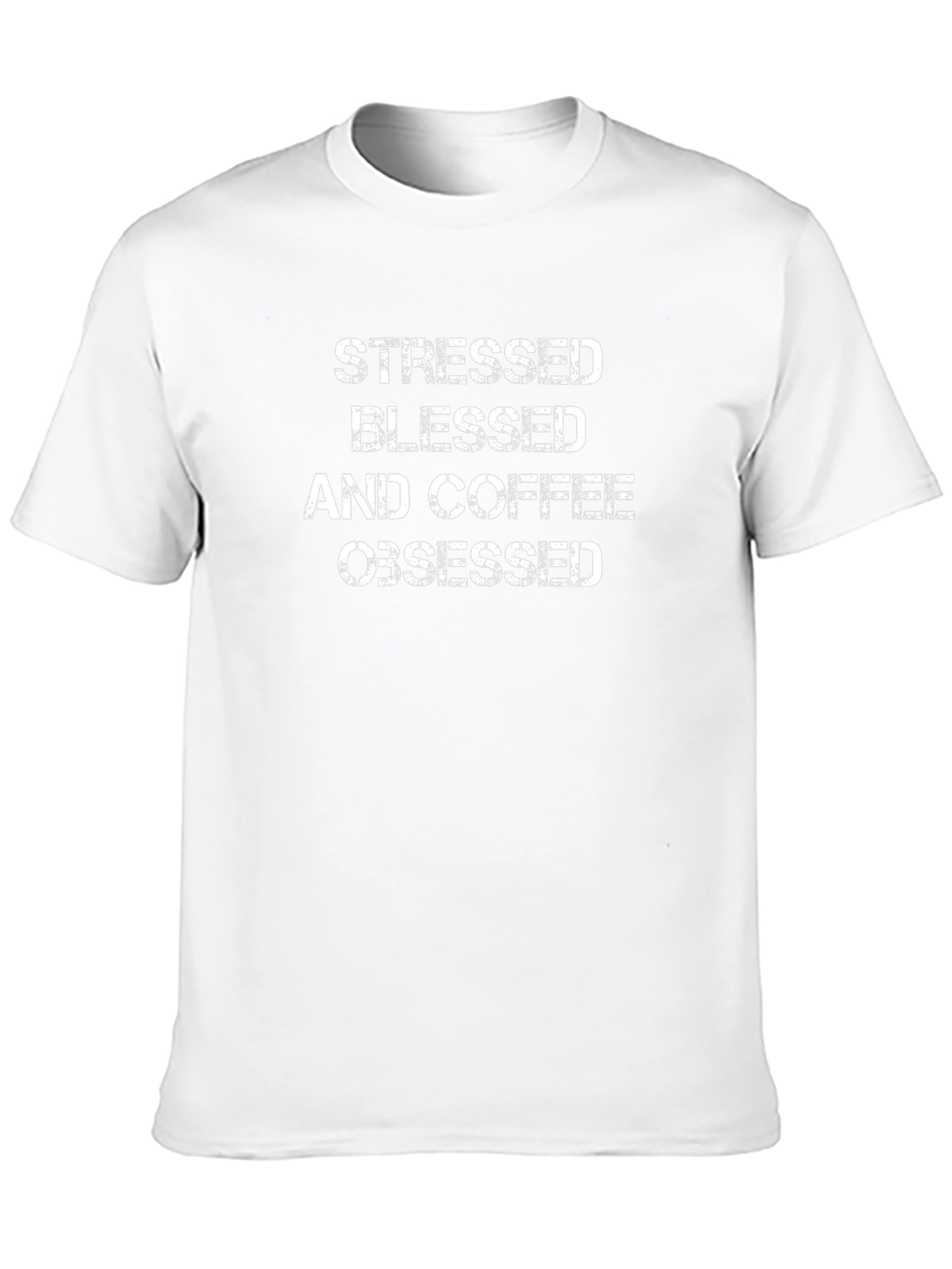 Stressed Blessed Coffee Obsessed T-Shirt