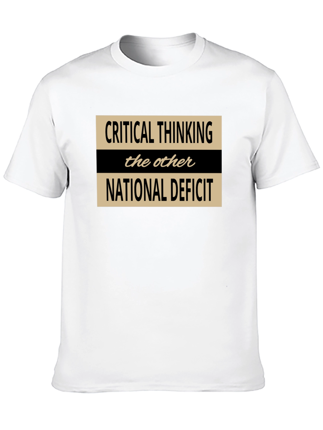Critical Thinking National Deficit T-Shirt