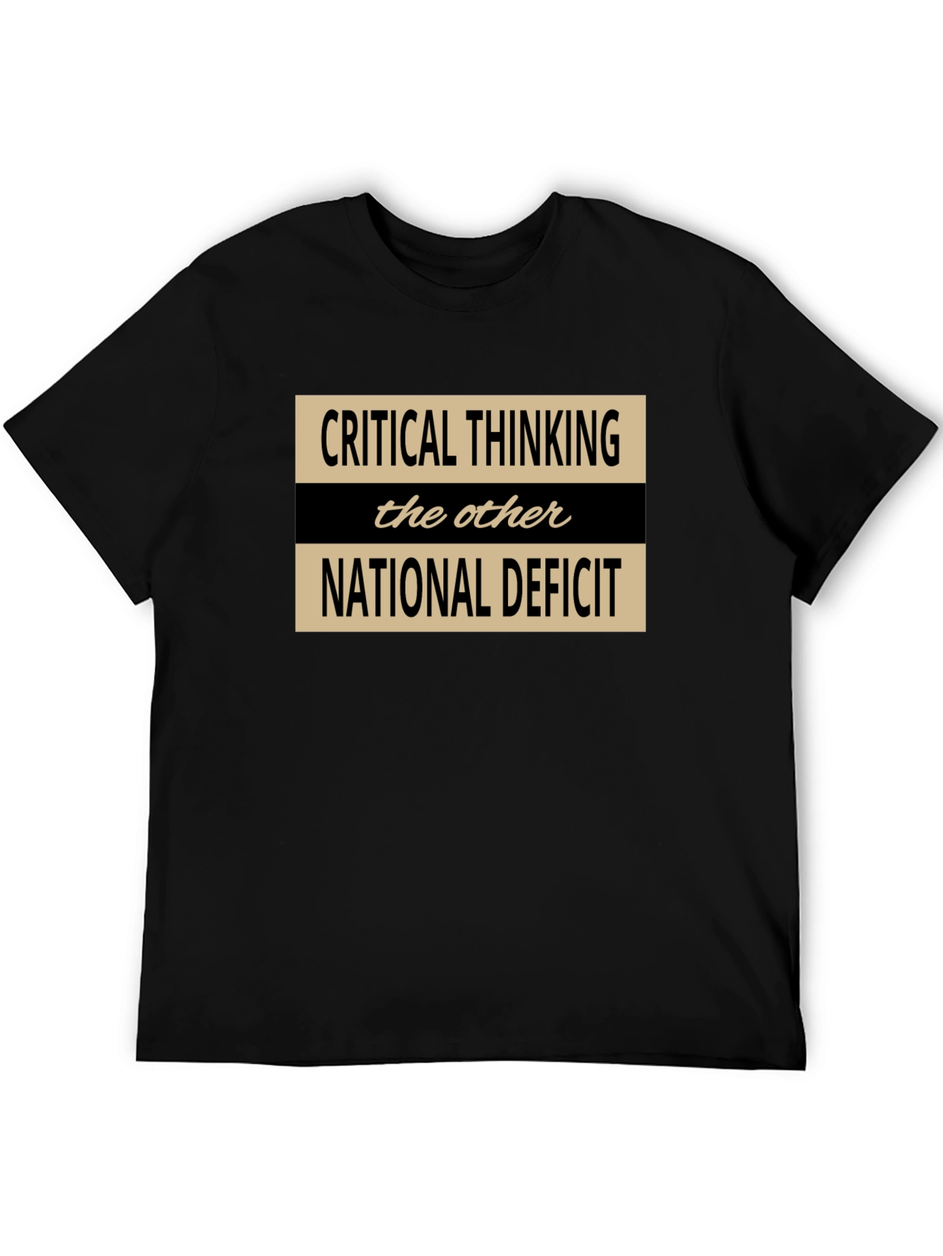 Critical Thinking National Deficit T-Shirt
