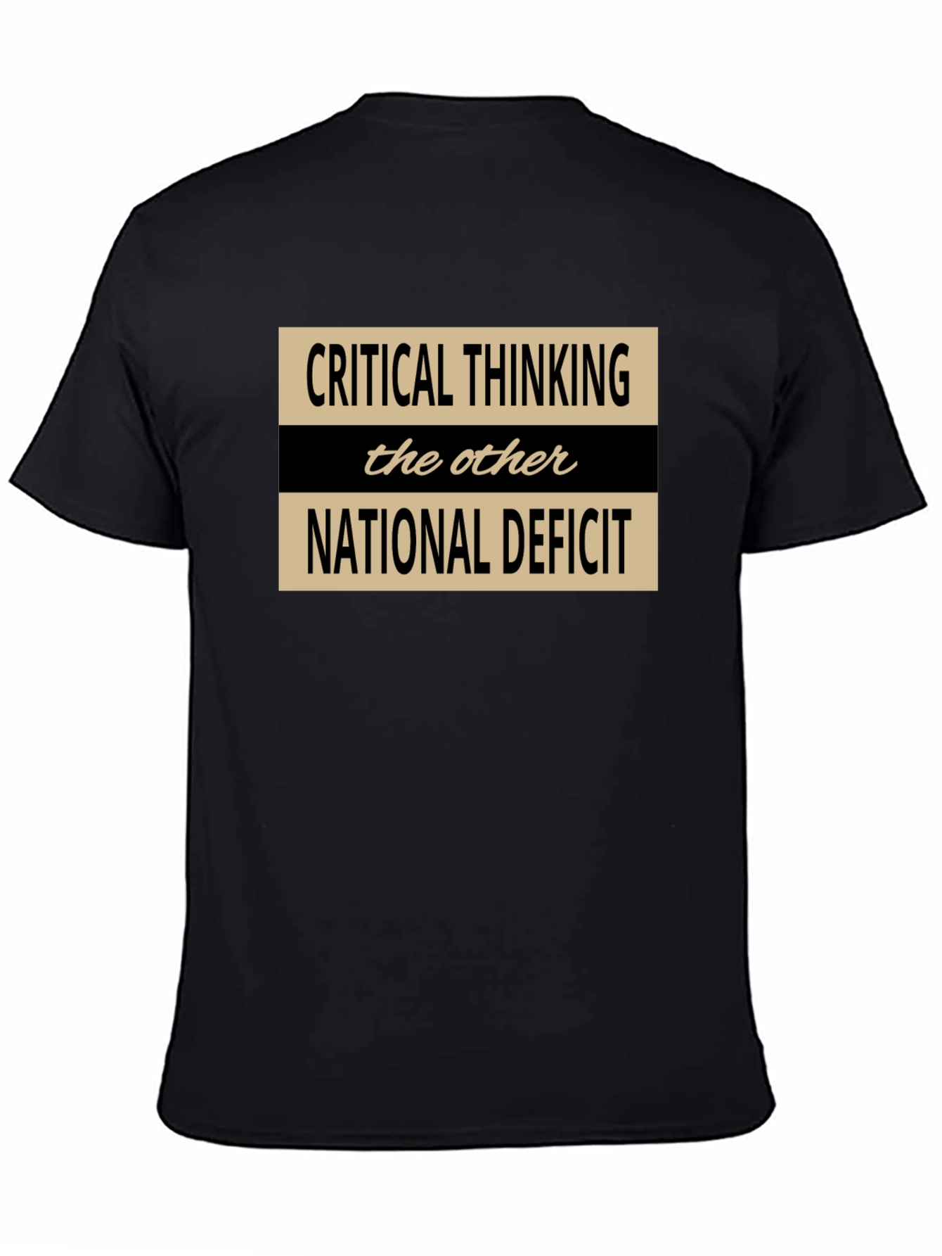 Critical Thinking National Deficit T-Shirt