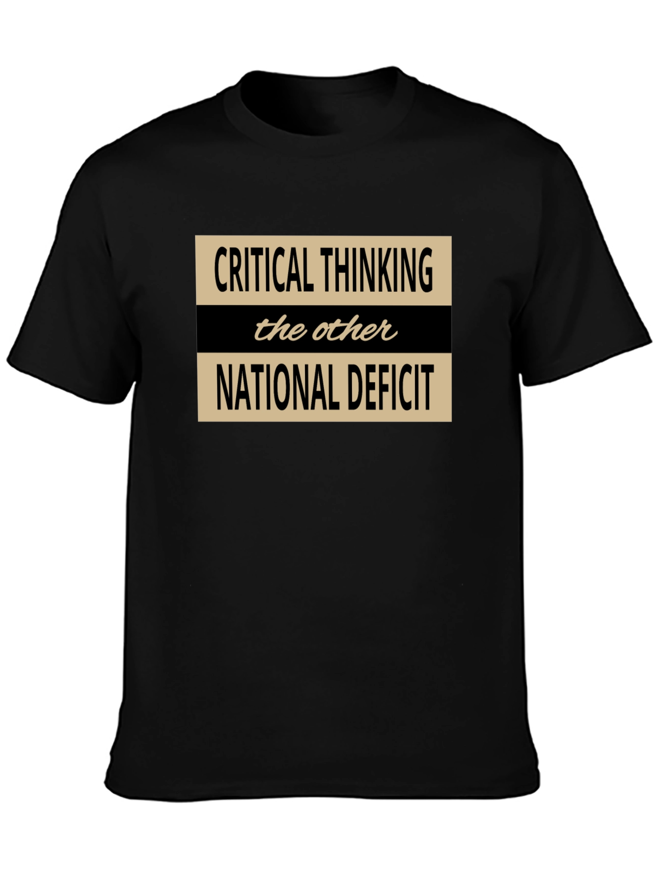 Critical Thinking National Deficit T-Shirt
