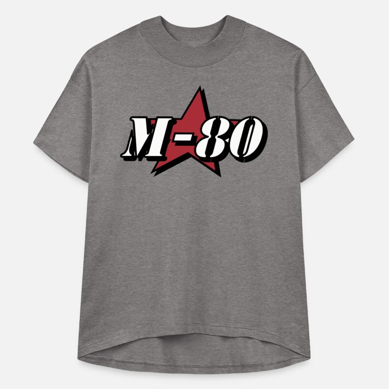 M-80 Star Logo Punk Band Shirt M-80 Punk Band