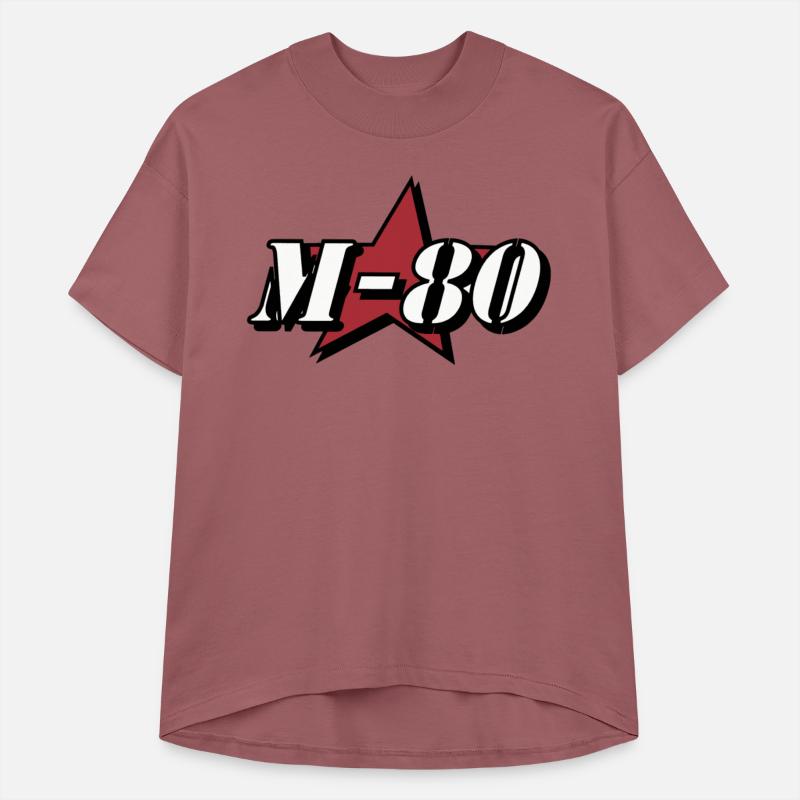 M-80 Star Logo Punk Band Shirt M-80 Punk Band