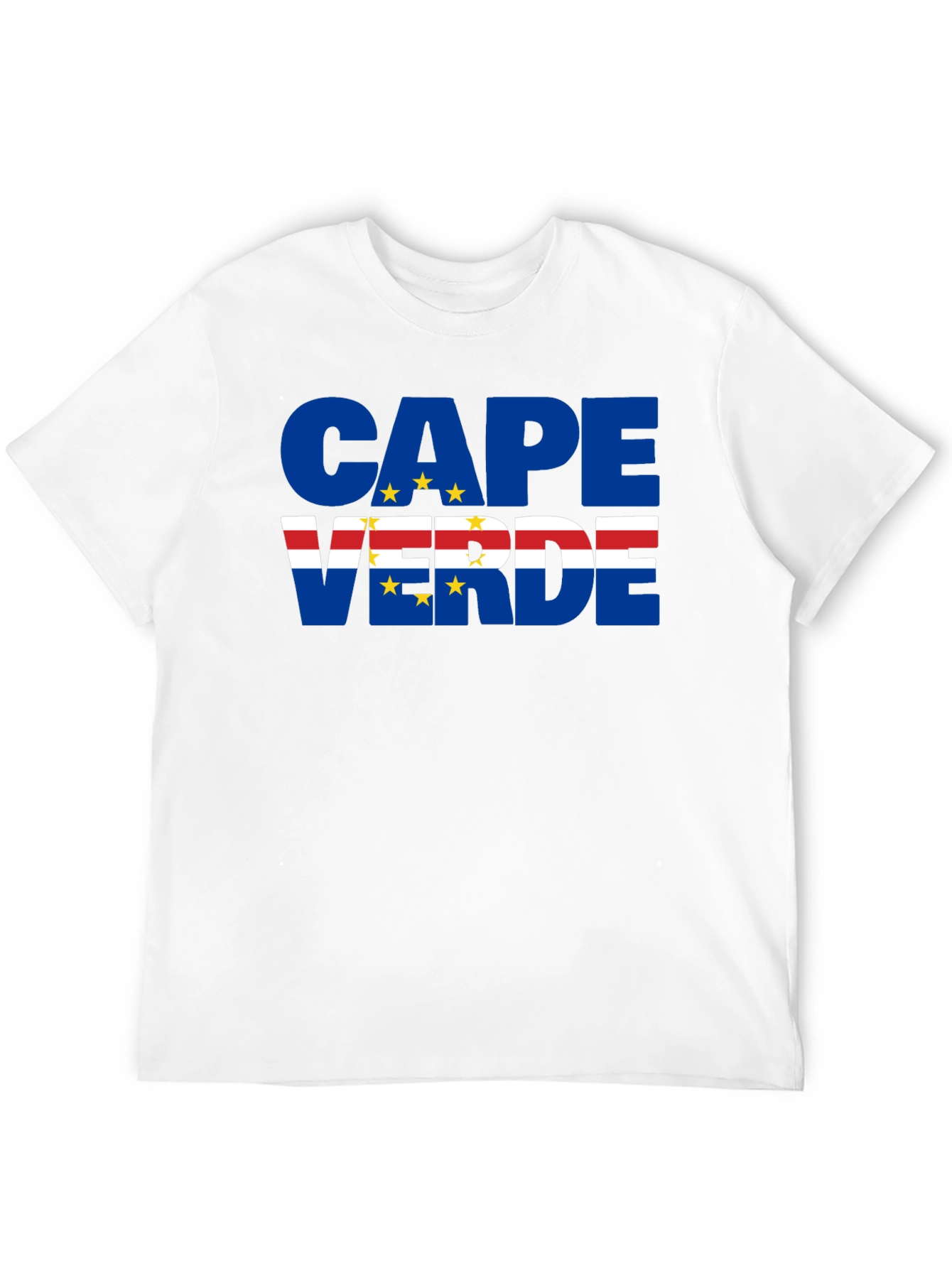 Cape Verde Flag T-Shirt Black