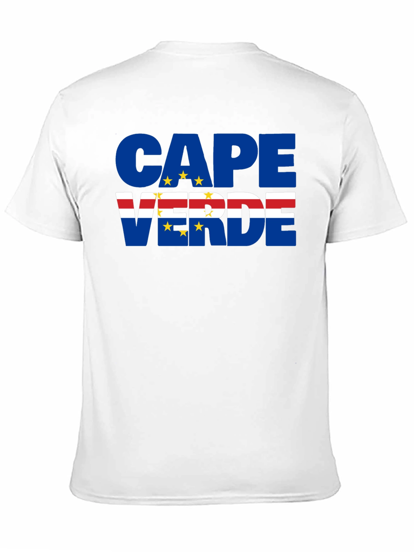 Cape Verde Flag T-Shirt Black