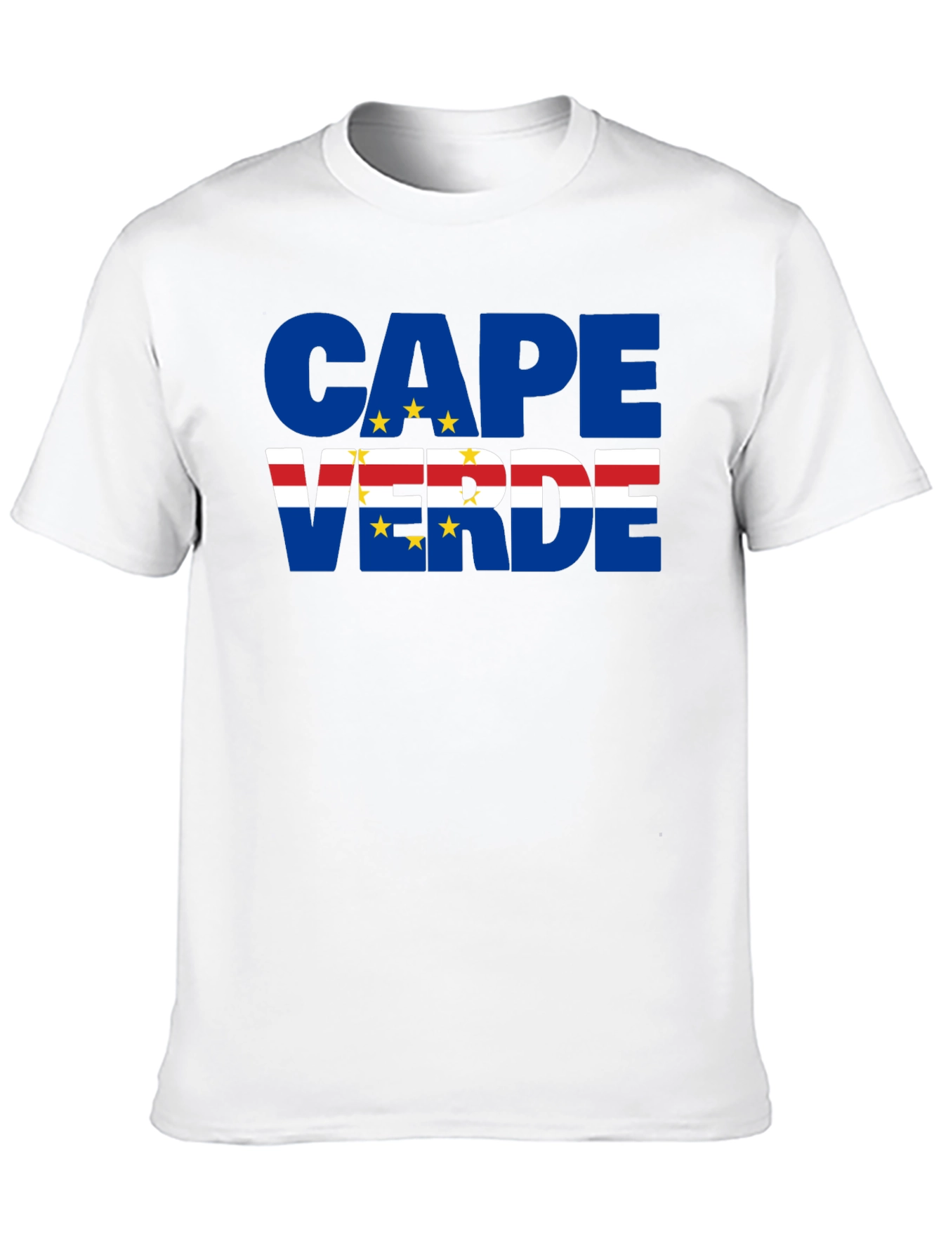 Cape Verde Flag T-Shirt Black