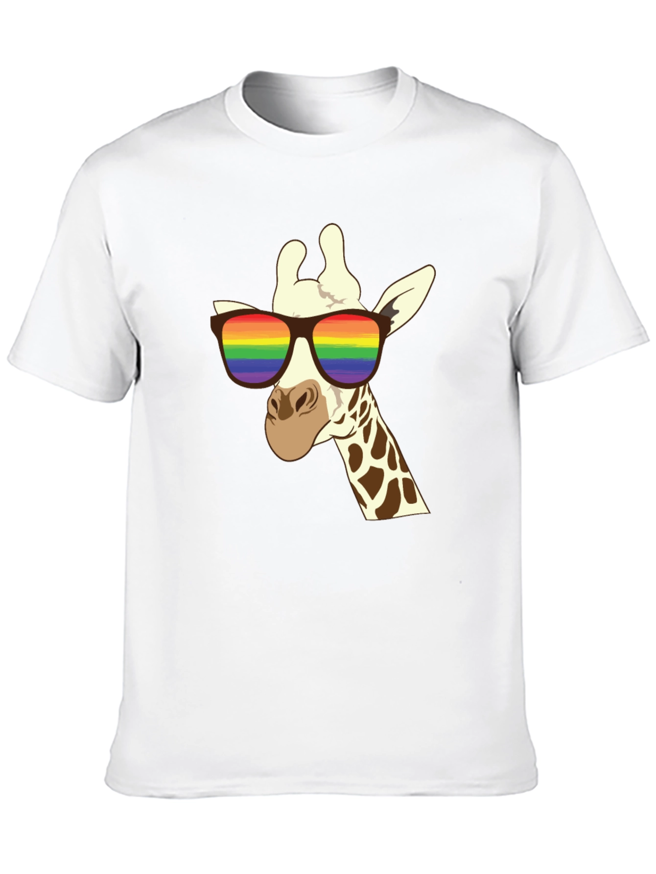 Cool Giraffe LGBTQ Pride T-Shirt